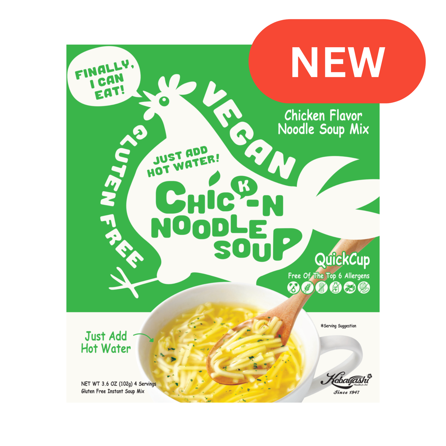 Vegan Chicken Noodle Soup