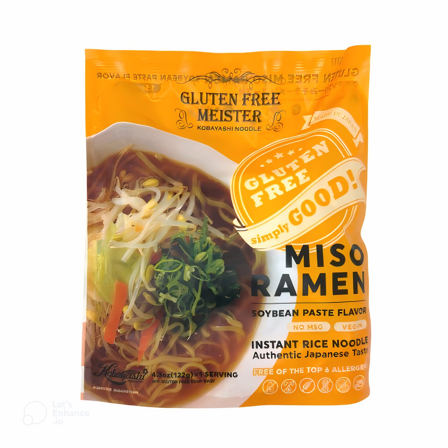Instant Ramen-MISO (6pk/Vegan/Gluten Free)