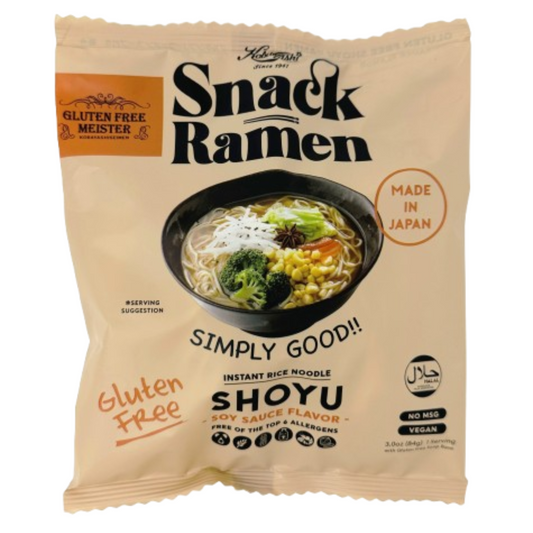 Snack Ramen-SHOYU 7pk (Vegan/Halal/Gluten Free/No MSG)