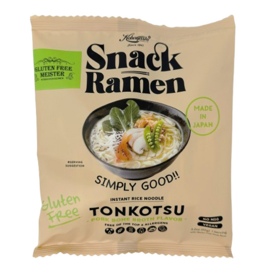 Snack Ramen-TONKOTSU 7pk (Vegan/Gluten Free/No MSG)